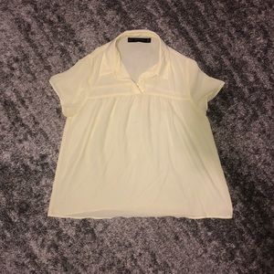 Zara yellow blouse
